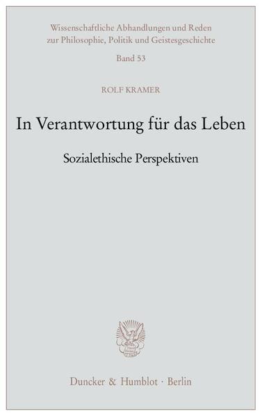 Produktbild: In Verantwortung f&uuml;r das Leben.