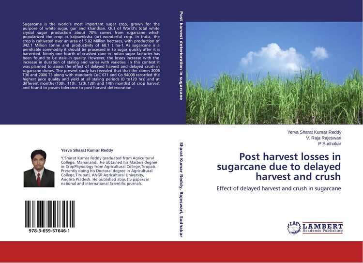 Produktbild: Post harvest losses in sugarcane due to delayed harvest and crush