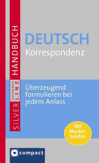 Produktbild: Handbuch Deutsch Korrespondenz