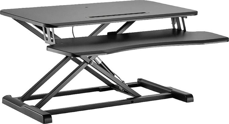 Produktbild: LogiLink EO0033 Sitz-Steh-Schreibtischaufsatz H&ouml;hen-Bereich: 100 bis 505mm Schwarz