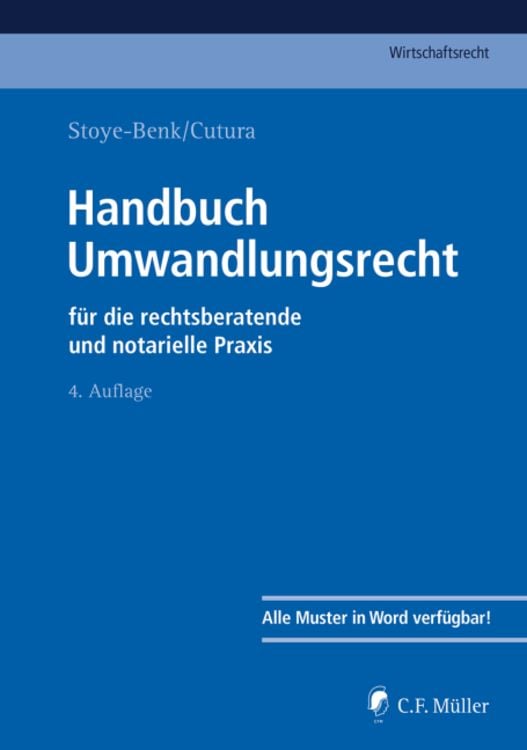 Produktbild: Handbuch Umwandlungsrecht