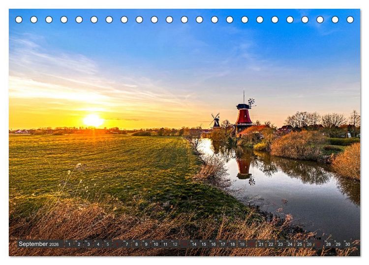 Produktbild: GREETSIEL-LIEBE (Tischkalender 2026 DIN A5 quer), CALVENDO Monatskalender
