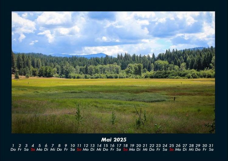 Produktbild: Landschaftskalender 2025 Fotokalender DIN A4