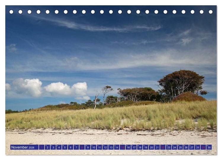 Produktbild: Weststrand Dar&szlig; (Tischkalender 2026 DIN A5 quer), CALVENDO Monatskalender