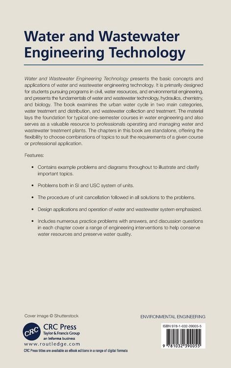 Produktbild: Water and Wastewater Engineering Technology