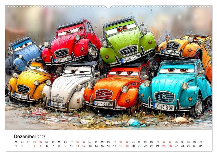 Produktbild: Rost & Roll - Altmetall mit Charakter (Wandkalender 2027 DIN A2 quer), CALVENDO Monatskalender