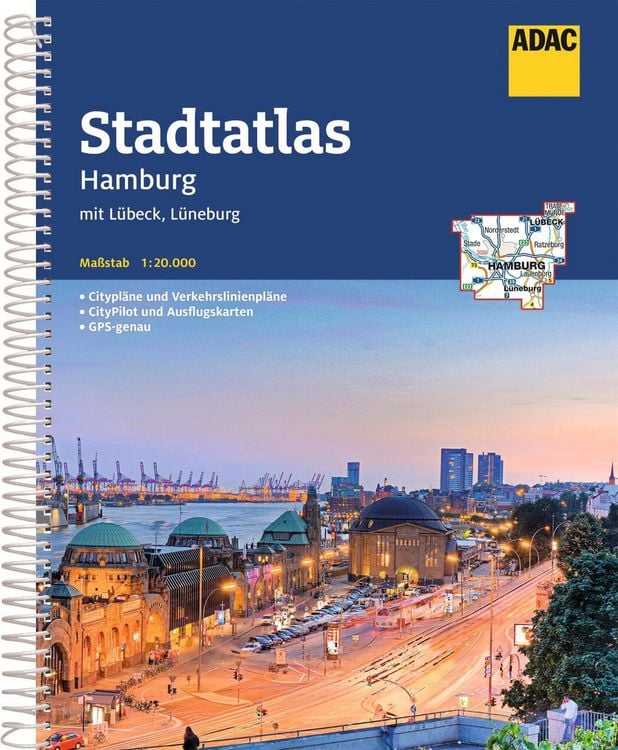 Produktbild: ADAC Stadtatlas Hamburg 1:20.000
