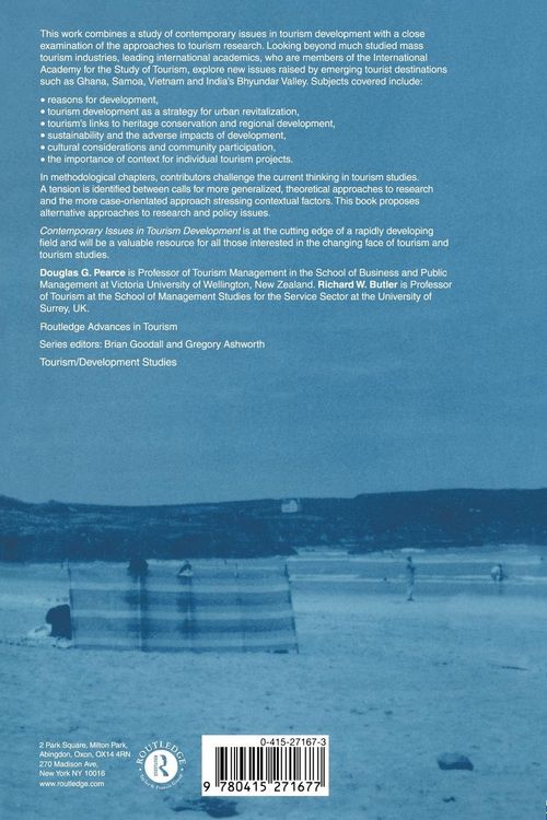 Produktbild: Contemporary Issues in Tourism Development