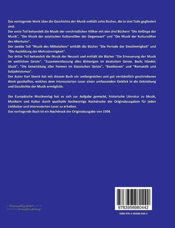 Produktbild: Geschichte der Musik