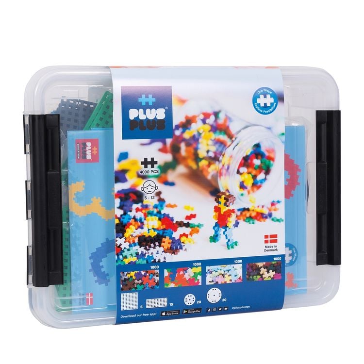 Produktbild: Plus Plus - 4000 Kreativ Bausteine gemischt