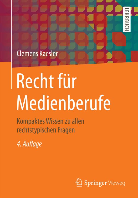 Produktbild: Recht f&uuml;r Medienberufe