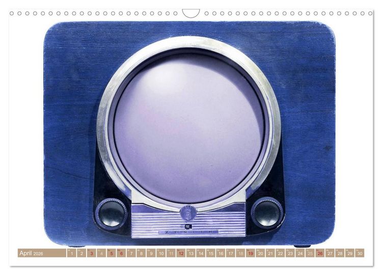 Produktbild: Fernseher der 1950er bis 70er Jahre: In die R&ouml;hre geguckt (Wandkalender 2026 DIN A3 quer), CALVENDO Monatskalender