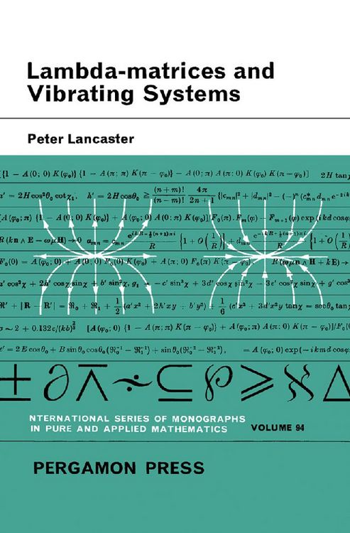 Produktbild: Lambda-Matrices and Vibrating Systems