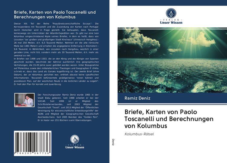 Produktbild: Briefe, Karten von Paolo Toscanelli und Berechnungen von Kolumbus