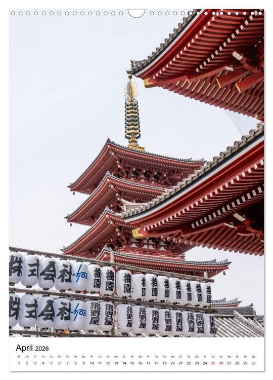 Produktbild: Tokio - Die pulsierende Weltstadt. (Wandkalender 2026 DIN A3 hoch), CALVENDO Monatskalender