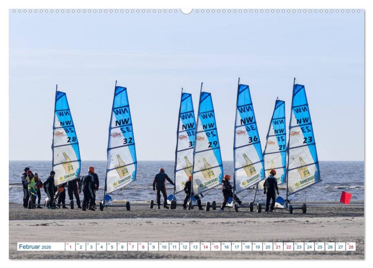 Produktbild: St. Peter-Ording Stranderlebnisse (hochwertiger Premium Wandkalender 2026 DIN A2 quer), Kunstdruck in Hochglanz