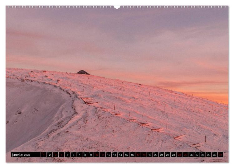 Produktbild: Lumi&egrave;res des Vosges (Calendrier mural 2026 DIN A2 vertical) calendrier de bureau