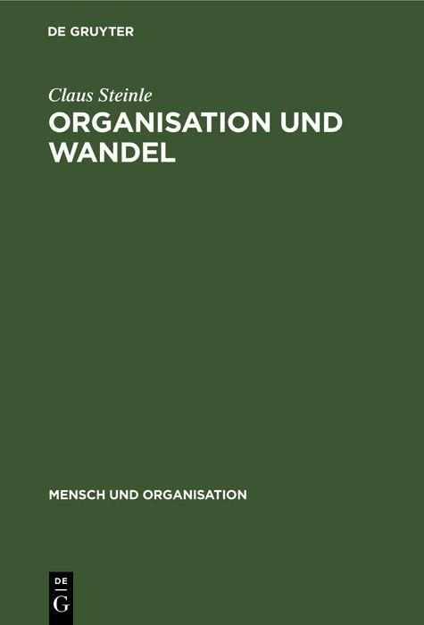 Produktbild: Organisation und Wandel