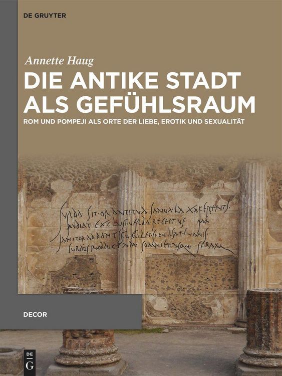 Produktbild: Die antike Stadt als Gef&uuml;hlsraum