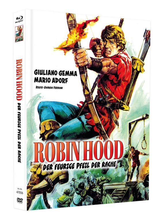 Produktbild: Robin Hood - Der feurige Pfeil der Rache - Mediabook - Cover C - Limited Edition auf 111 St&uuml;ck (Blu-ray+DVD) (+ Bonus-DVD)