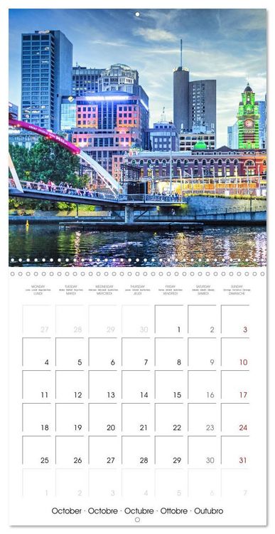 Produktbild: Melbourne - Australia's friendly metropolis (Wall Calendar 2027 12 &times; 12 Inch) CALVENDO 12 Month Wall Calendar