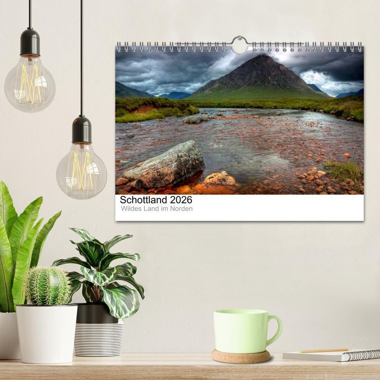 Produktbild: Schottland 2026 - Wildes Land im Norden (Wandkalender 2026 DIN A4 quer), CALVENDO Monatskalender