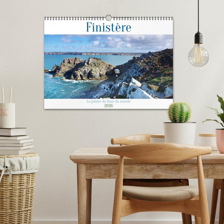 Produktbild: FINISTERE La pointe du bout du monde (Calendrier mural 2026 DIN A3 vertical), CALVENDO calendrier mensuel