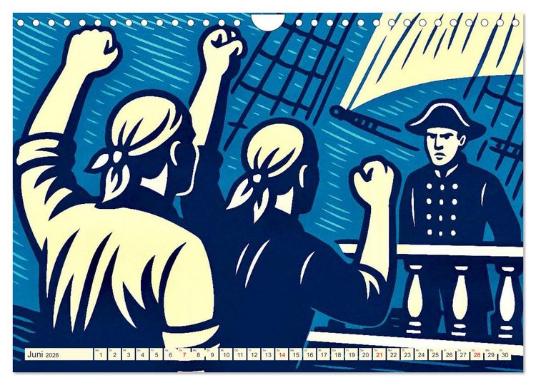 Produktbild: Das Meer in der Weltliteratur (Wandkalender 2026 DIN A4 quer), CALVENDO Monatskalender
