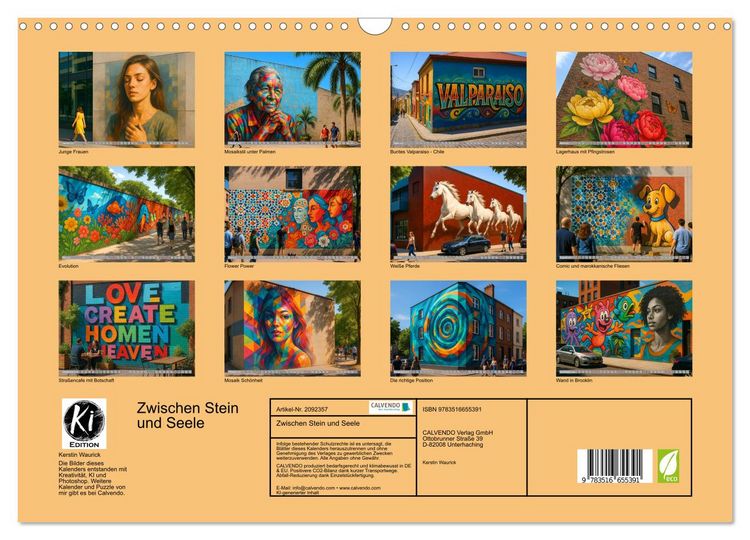 Produktbild: Zwischen Stein und Seele (Wandkalender 2026 DIN A3 quer), CALVENDO Monatskalender
