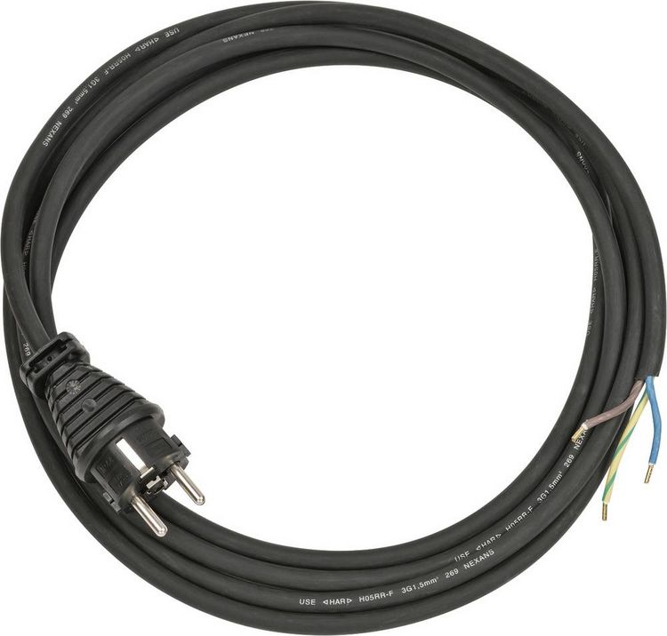 Produktbild: Brennenstuhl 1160330 Strom Anschlusskabel Schwarz 3.00m
