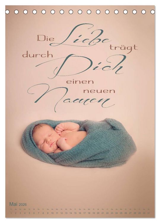 Produktbild: Babys - Die Liebe des Lebens (Tischkalender 2026 DIN A5 hoch), CALVENDO Monatskalender
