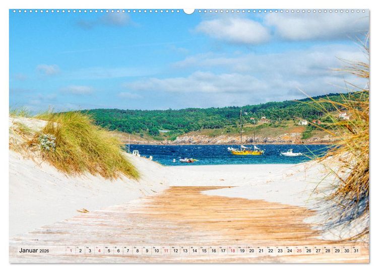 Produktbild: Nordspanien Galicien (Wandkalender 2026 DIN A2 quer), CALVENDO Monatskalender