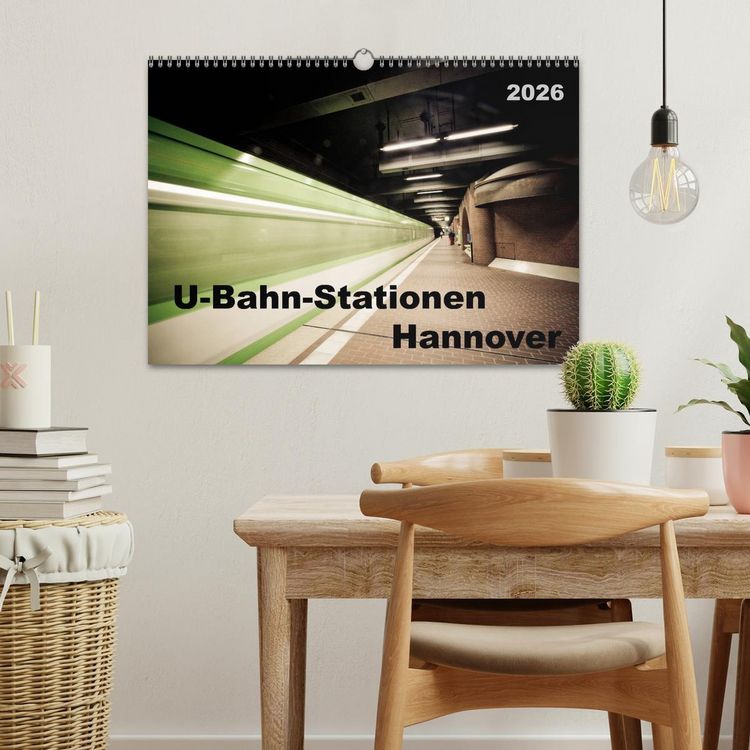 Produktbild: U-Bahn-Stationen Hannover (Wandkalender 2026 DIN A3 quer), CALVENDO Monatskalender