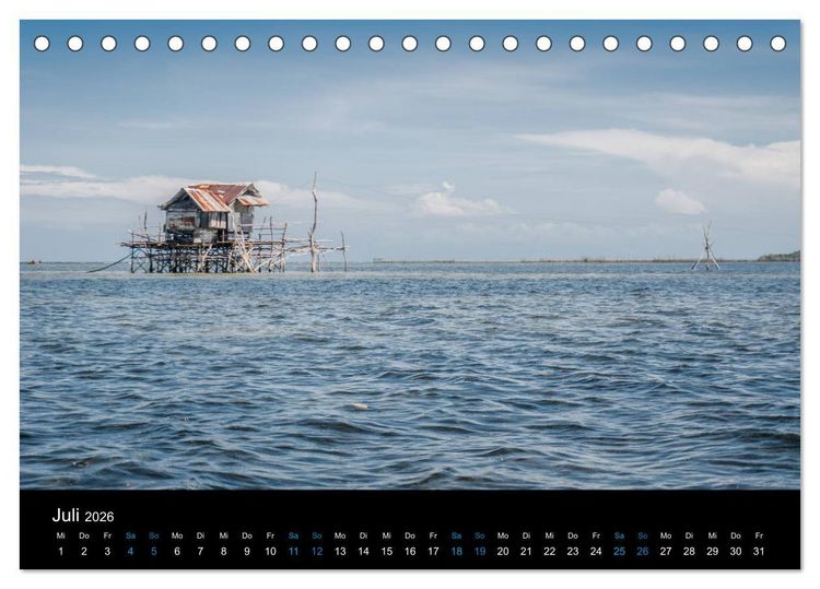 Produktbild: Philippinen Foto Wandkalender 2026 (Tischkalender 2026 DIN A5 quer), CALVENDO Monatskalender