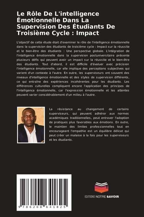 Produktbild: Le R&ocirc;le De L'intelligence &Eacute;motionnelle Dans La Supervision Des &Eacute;tudiants De Troisi&egrave;me Cycle : Impact