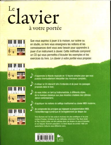 Produktbild: Le clavier &agrave; votre port&eacute;e (CD tutoriel inclus)
