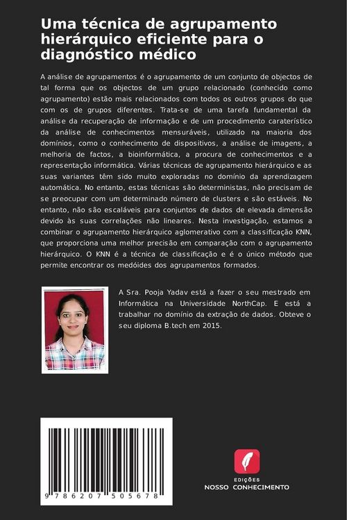 Produktbild: Uma t&eacute;cnica de agrupamento hier&aacute;rquico eficiente para o diagn&oacute;stico m&eacute;dico