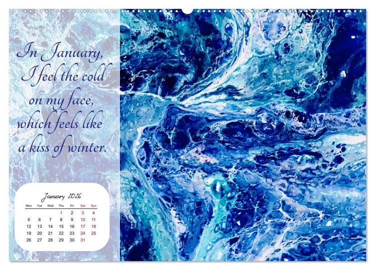Produktbild: Your year filled with mindfulness (High Quality Premium Wall Calendar 2026 DIN A2 landscape),CALVENDO 12 Month Wall Calendar