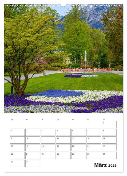 Produktbild: Vier Jahreszeiten im Berchtesgadener Land (Wandkalender 2026 DIN A2 hoch), CALVENDO Monatskalender
