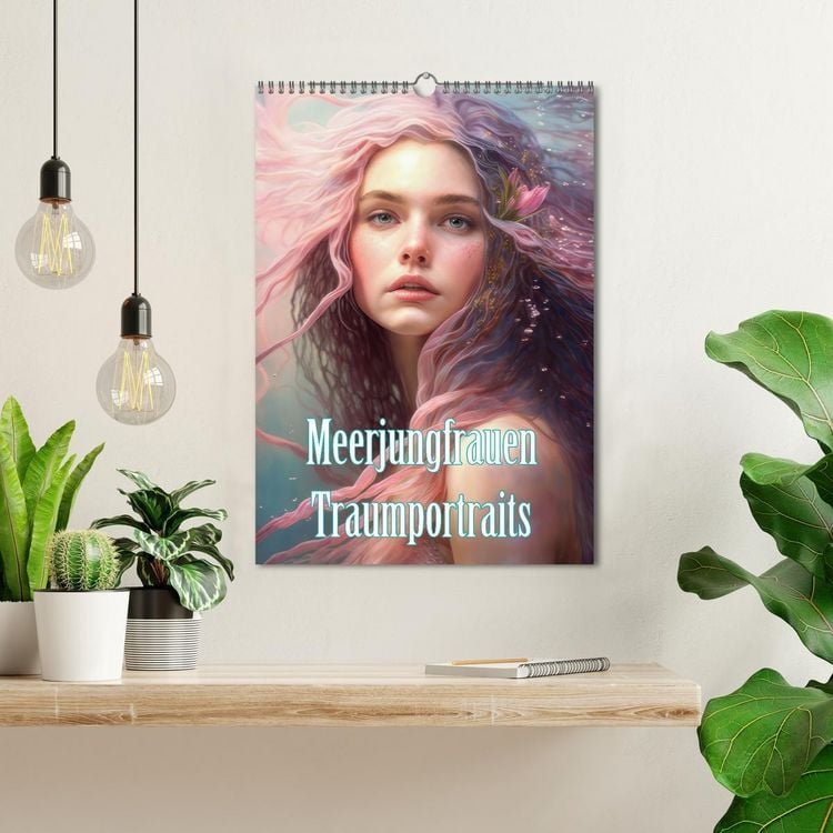 Produktbild: Meerjungfrauen Traumportraits (Wandkalender 2026 DIN A3 hoch), CALVENDO Monatskalender