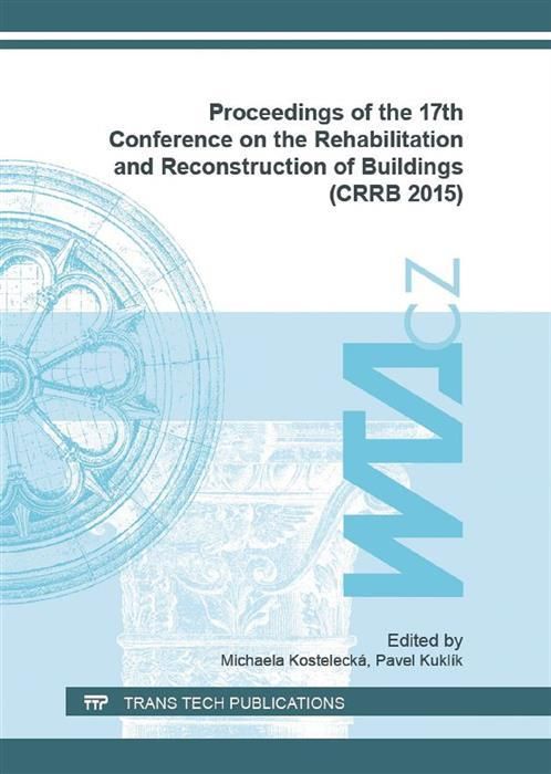 Produktbild: Proceedings of the 17th Conference on the Rehabilitation and Reconstruction of Buildings (CRRB 2015)