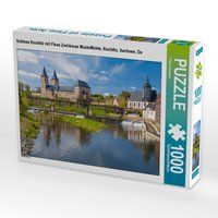 Produktbild: CALVENDO Puzzle Schloss Rochlitz mit Fluss Zwickauer MuldeM&uuml;hle, Rochlitz, Sachsen, De | 1000 Teile Lege-Gr&ouml;&szlig;e 64x48cm Foto-Puzzle f&uuml;r gl&uuml;ckliche Stun
