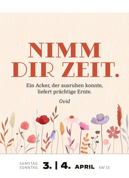Produktbild: Abrei&szlig;kalender Gl&uuml;cksmantras 2027