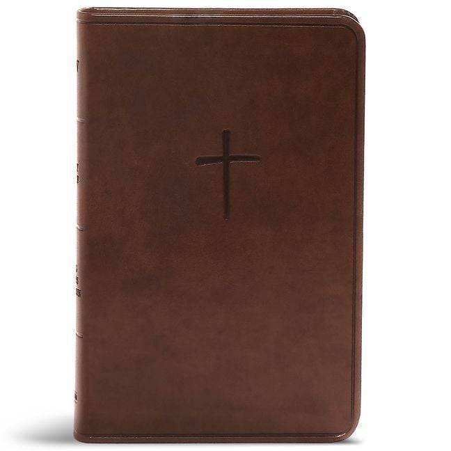 Produktbild: CSB Compact Bible, Brown LeatherTouch, Value Edition