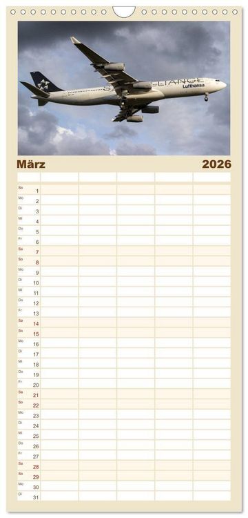 Produktbild: Familienplaner 2026 - Die Faszination der Quadjets mit 5 Spalten (Wandkalender, 21 x 45 cm) CALVENDO