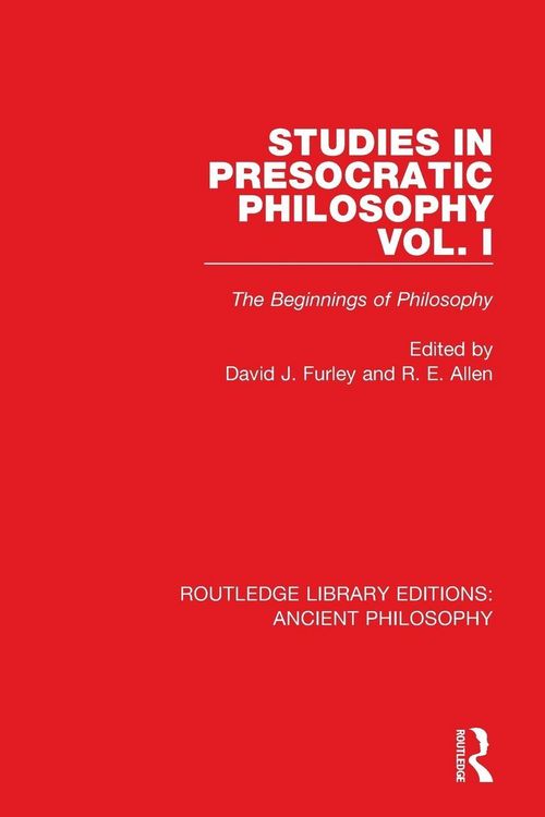 Produktbild: Studies in Presocratic Philosophy Volume 1