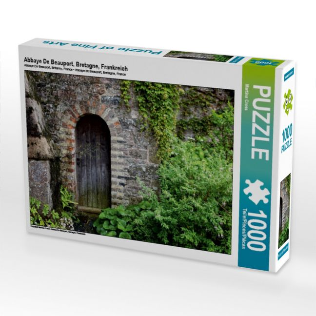 Produktbild: CALVENDO Puzzle Abbaye De Beauport, Bretagne, Frankreich | 1000 Teile Lege-Gr&ouml;&szlig;e 64x48cm Foto-Puzzle f&uuml;r gl&uuml;ckliche Stunden