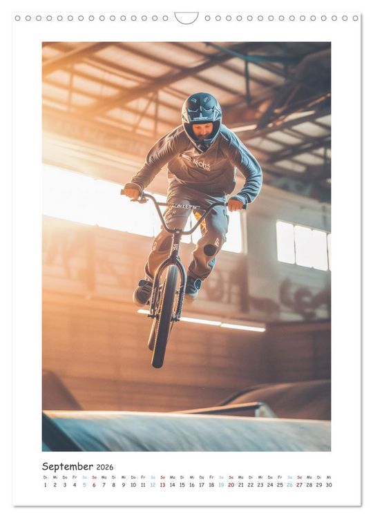 Produktbild: BMX Action (Wandkalender 2026 DIN A3 hoch), CALVENDO Monatskalender