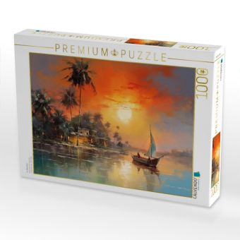 Produktbild: CALVENDO Puzzle Im Abendrot | 1000 Teile Lege-Gr&ouml;&szlig;e 64x48cm Foto-Puzzle f&uuml;r gl&uuml;ckliche Stunden