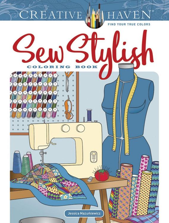 Produktbild: Creative Haven Sew Stylish Coloring Book